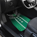 Aotearoa Maori Iwi Heritage Car Mats Ngai Tahu Pounamu Green