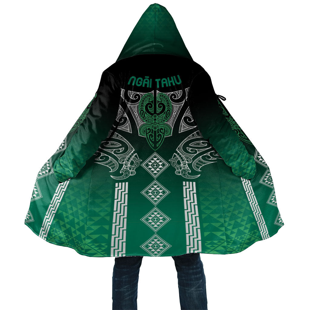 Aotearoa Maori Iwi Heritage Cloak Ngai Tahu Pounamu Green