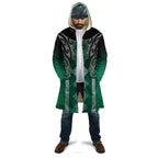 Aotearoa Maori Iwi Heritage Cloak Ngai Tahu Pounamu Green