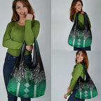 Aotearoa Maori Iwi Heritage Grocery Bag Ngai Tahu Pounamu Green