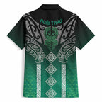 Aotearoa Maori Iwi Heritage Hawaiian Shirt Ngai Tahu Pounamu Green