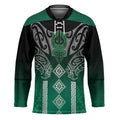 Aotearoa Maori Iwi Heritage Hockey Jersey Ngai Tahu Pounamu Green