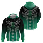 Aotearoa Maori Iwi Heritage Hoodie Ngai Tahu Pounamu Green