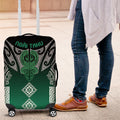 Aotearoa Maori Iwi Heritage Luggage Cover Ngai Tahu Pounamu Green