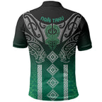 Aotearoa Maori Iwi Heritage Polo Shirt Ngai Tahu Pounamu Green