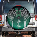 Aotearoa Maori Iwi Heritage Spare Tire Cover Ngai Tahu Pounamu Green
