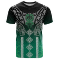 Aotearoa Maori Iwi Heritage T Shirt Ngai Tahu Pounamu Green