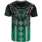 Aotearoa Maori Iwi Heritage T Shirt Ngai Tahu Pounamu Green