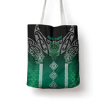 Aotearoa Maori Iwi Heritage Tote Bag Ngai Tahu Pounamu Green