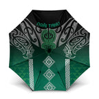 Aotearoa Maori Iwi Heritage Umbrella Ngai Tahu Pounamu Green