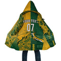 Australia - South Africa Rugby Custom Indigenous Motifs Cloak Bokke Vs Wallabies