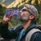 Australia Epilepsy Awareness 4 in 1 Can Cooler Tumbler Aboriginal Purple Ribbon with Seahorse - Aussie Hoodie