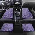 Australia Epilepsy Awareness Car Mats Aboriginal Purple Ribbon with Seahorse - Aussie Hoodie