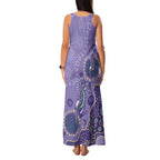 Australia Epilepsy Awareness Family Matching Tank Maxi Dress and Hawaiian Shirt Aboriginal Purple Ribbon with Seahorse - Aussie Hoodie