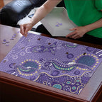 Australia Epilepsy Awareness Puzzle Aboriginal Purple Ribbon with Seahorse - Aussie Hoodie