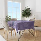 Australia Epilepsy Awareness Tablecloth Aboriginal Purple Ribbon with Seahorse - Aussie Hoodie