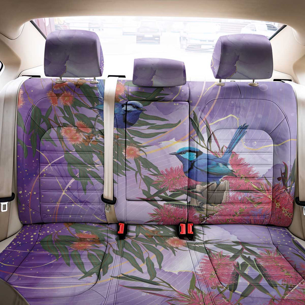 Australia Splendid Fairy Wren on Eucalyptus Back Car Seat Cover Epilepsy Awareness - Aussie Hoodie