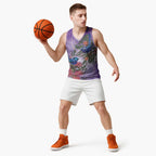 Australia Splendid Fairy Wren on Eucalyptus Basketball Jersey Epilepsy Awareness - Aussie Hoodie
