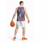 Australia Splendid Fairy Wren on Eucalyptus Basketball Jersey Epilepsy Awareness - Aussie Hoodie