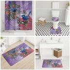 Australia Splendid Fairy Wren on Eucalyptus Bathroom Set Epilepsy Awareness - Aussie Hoodie