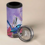 Australia Splendid Fairy Wren on Eucalyptus 4 in 1 Can Cooler Tumbler Epilepsy Awareness - Aussie Hoodie