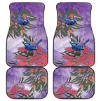 Australia Splendid Fairy Wren on Eucalyptus Car Mats Epilepsy Awareness - Aussie Hoodie