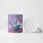Australia Splendid Fairy Wren on Eucalyptus Ceramic Mug Epilepsy Awareness - Aussie Hoodie