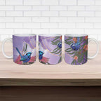 Australia Splendid Fairy Wren on Eucalyptus Ceramic Mug Epilepsy Awareness - Aussie Hoodie