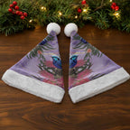 Australia Splendid Fairy Wren on Eucalyptus Christmas Santa Hat Epilepsy Awareness - Aussie Hoodie