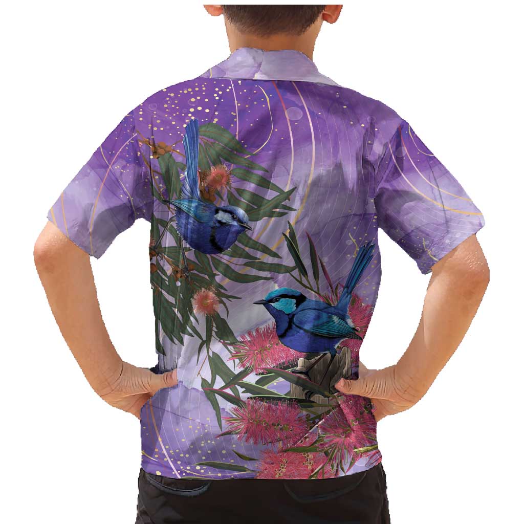 Australia Splendid Fairy Wren on Eucalyptus Family Matching Mermaid Dress and Hawaiian Shirt Epilepsy Awareness - Aussie Hoodie