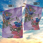 Australia Splendid Fairy Wren on Eucalyptus Garden Flag Epilepsy Awareness - Aussie Hoodie