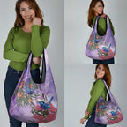 Australia Splendid Fairy Wren on Eucalyptus Grocery Bag Epilepsy Awareness - Aussie Hoodie