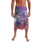 Australia Splendid Fairy Wren on Eucalyptus Lavalava Epilepsy Awareness - Aussie Hoodie