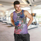 Australia Splendid Fairy Wren on Eucalyptus Men Tank Top Epilepsy Awareness - Aussie Hoodie
