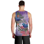 Australia Splendid Fairy Wren on Eucalyptus Men Tank Top Epilepsy Awareness - Aussie Hoodie