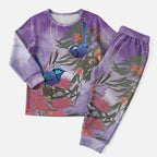 Australia Splendid Fairy Wren on Eucalyptus Christmas Pajama Set Epilepsy Awareness - Aussie Hoodie