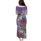 Australia Splendid Fairy Wren on Eucalyptus Puletasi Epilepsy Awareness - Aussie Hoodie