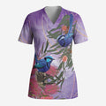 Australia Splendid Fairy Wren on Eucalyptus Scrub Top Epilepsy Awareness - Aussie Hoodie