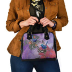 Australia Splendid Fairy Wren on Eucalyptus Shoulder Handbag Epilepsy Awareness - Aussie Hoodie