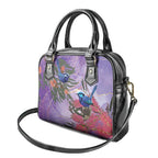 Australia Splendid Fairy Wren on Eucalyptus Shoulder Handbag Epilepsy Awareness - Aussie Hoodie