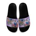 Australia Splendid Fairy Wren on Eucalyptus Slide Sandals Epilepsy Awareness - Aussie Hoodie