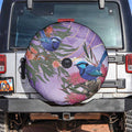 Australia Splendid Fairy Wren on Eucalyptus Spare Tire Cover Epilepsy Awareness - Aussie Hoodie