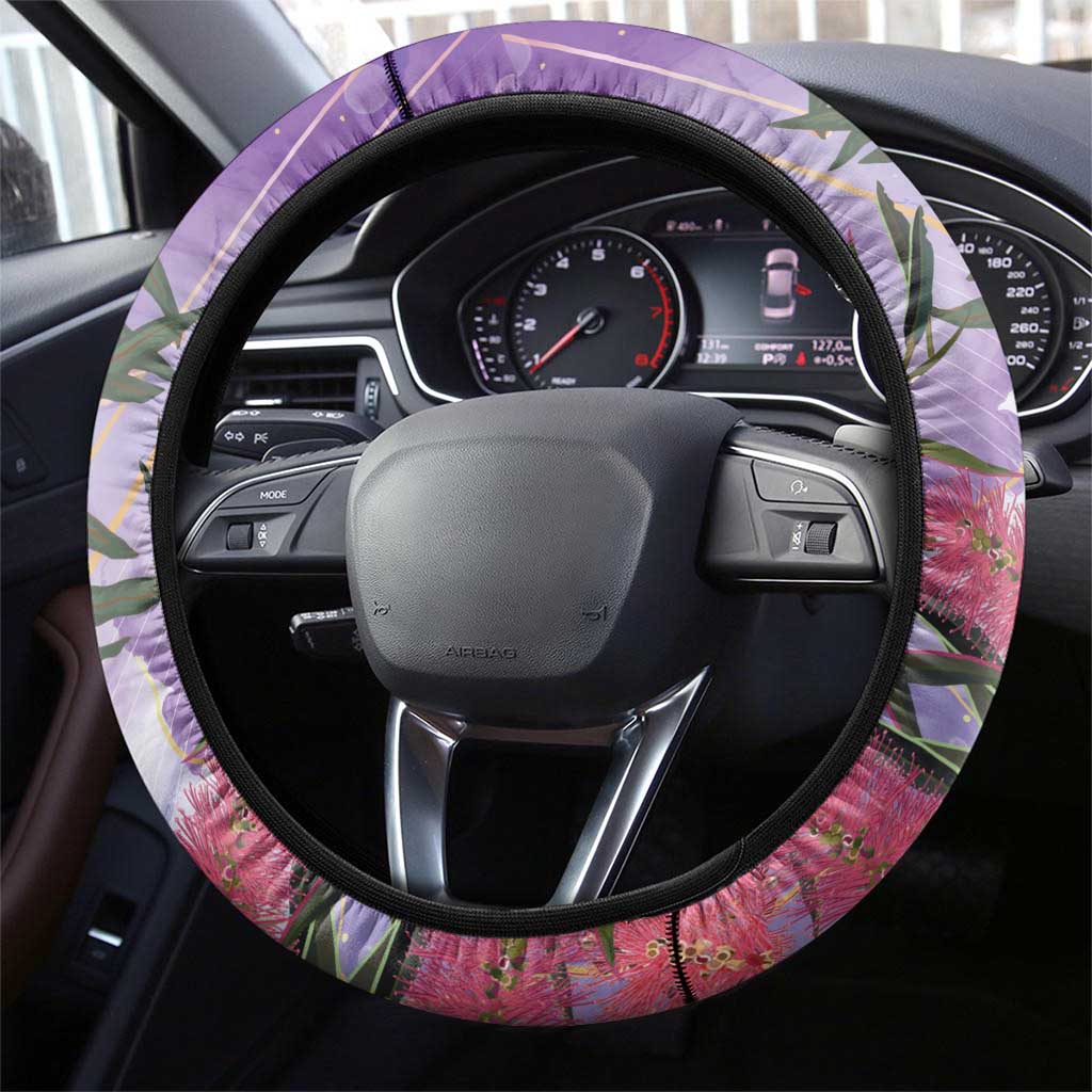 Australia Splendid Fairy Wren on Eucalyptus Steering Wheel Cover Epilepsy Awareness - Aussie Hoodie