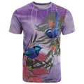 Australia Splendid Fairy Wren on Eucalyptus T Shirt Epilepsy Awareness - Aussie Hoodie