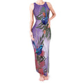 Australia Splendid Fairy Wren on Eucalyptus Tank Maxi Dress Epilepsy Awareness - Aussie Hoodie