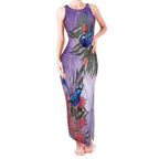 Australia Splendid Fairy Wren on Eucalyptus Tank Maxi Dress Epilepsy Awareness - Aussie Hoodie