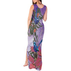 Australia Splendid Fairy Wren on Eucalyptus Tank Maxi Dress Epilepsy Awareness - Aussie Hoodie