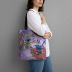 Australia Splendid Fairy Wren on Eucalyptus Tote Bag Epilepsy Awareness - Aussie Hoodie