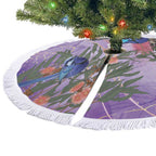 Australia Splendid Fairy Wren on Eucalyptus Tree Skirt Epilepsy Awareness - Aussie Hoodie
