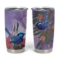 Australia Splendid Fairy Wren on Eucalyptus Tumbler Cup Epilepsy Awareness - Aussie Hoodie